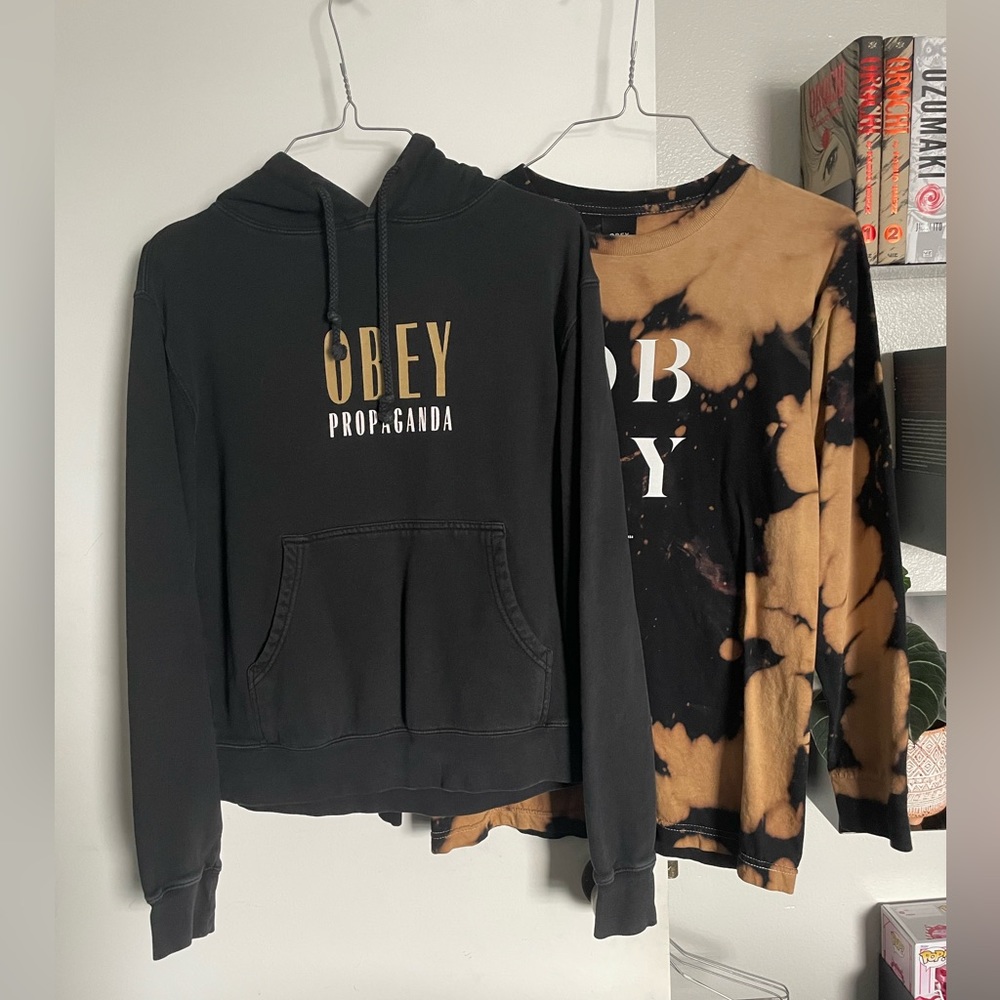 OBEY Hoodie & Long Sleeve bundle!